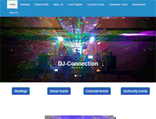 Tablet Screenshot of dj-connection.net